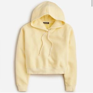 NEW J. Crew Heritage Cropped Hoodie NWOT